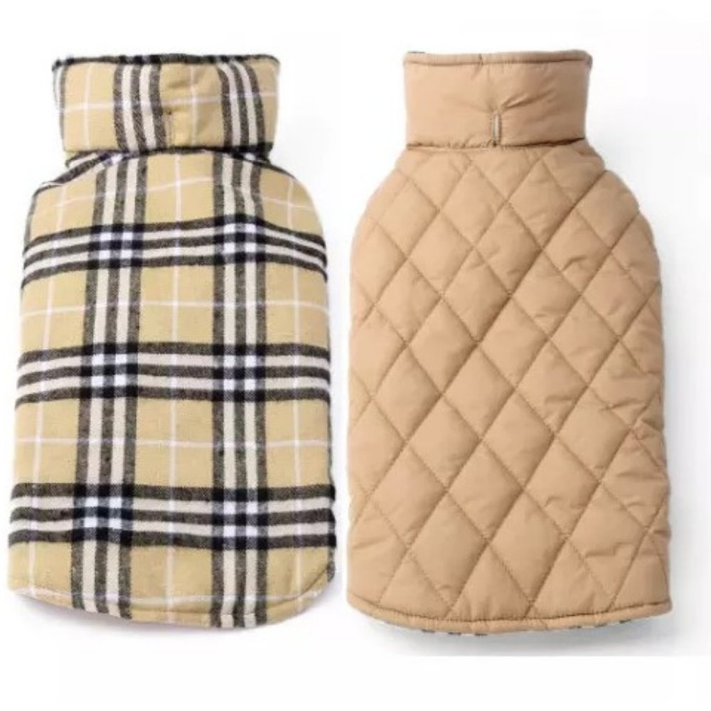 XSmall-Dog Waterproof/ Windproof Reversible Jacket